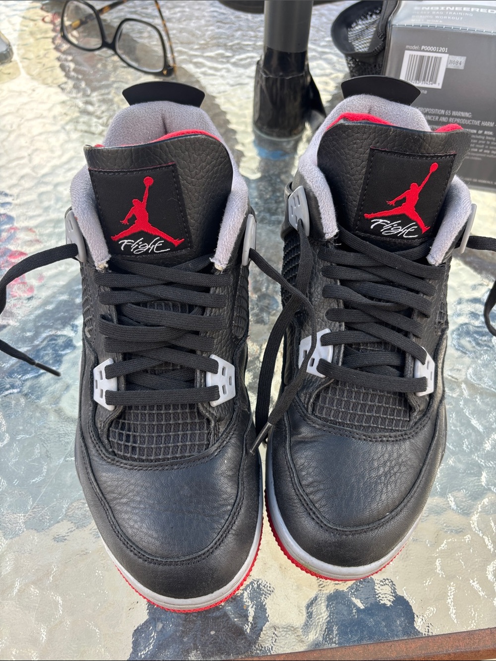 Nike GS Air Jordan 4 Retro Bred Reimagined FQ8213-006 US 7Y